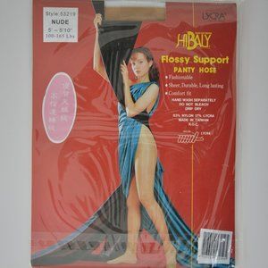 HiBaly Sheer nude pantyhose One Size